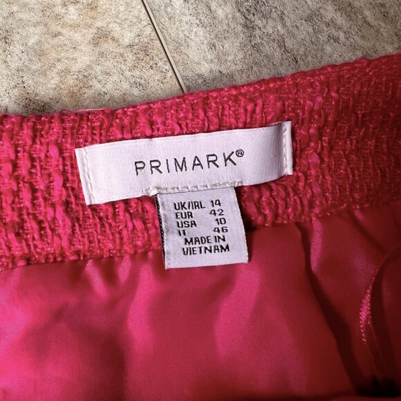 Barbie Pink Primark 'Tweed' Mini Skirt (Size 10 US) - Picture 2 of 12